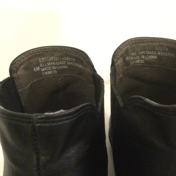 Euro Soft Black Wedge Booties - Picture 5 of 5